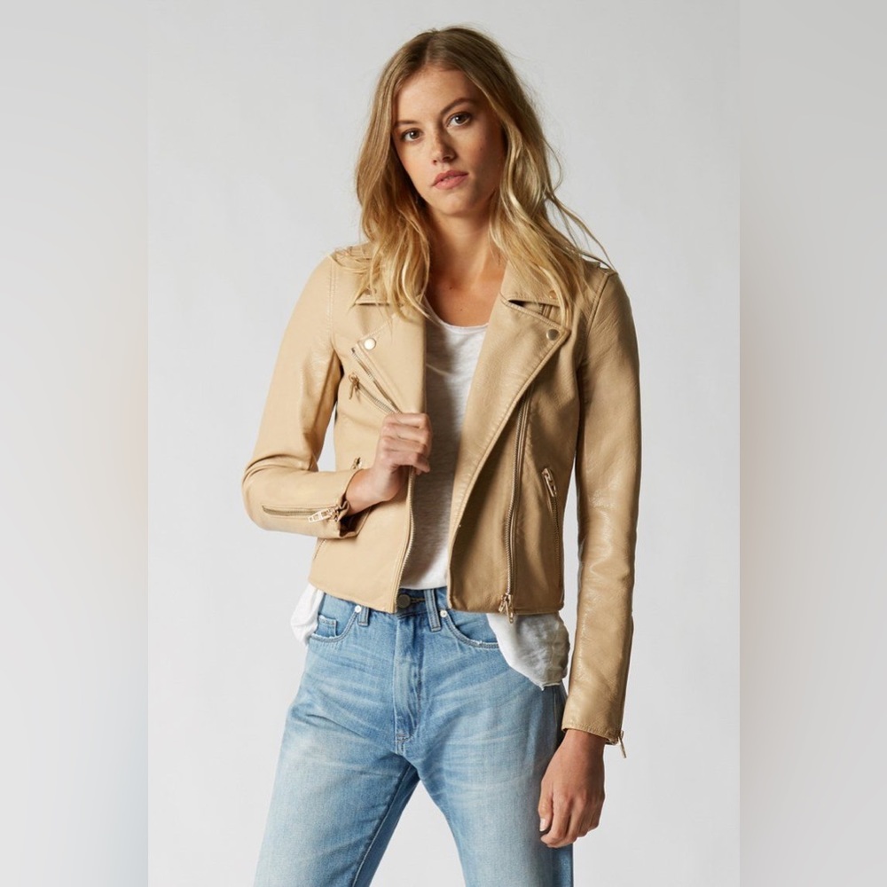 BLANK NYC Vegan Leather Moto Jacket